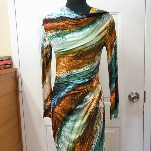 PARTY DRESS STRETCH MADE IN EUROPE - Picture 6 of 6